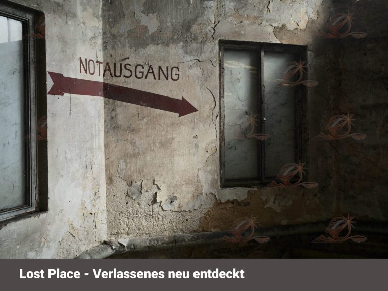 Verlassene Halle mit Lichteinfall – Lost-Place-Fotografie als Wandbild