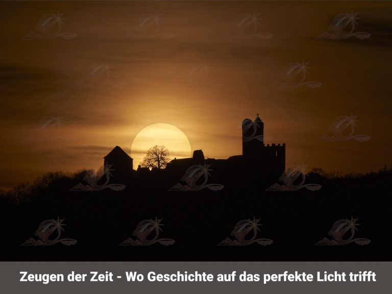 Burg … im Sonnenaufgang – Fotokunst als Wandbild