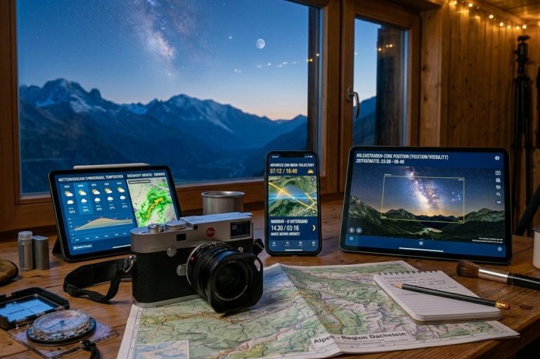 Der Weg zu Deinem Wunschmotiv – Theorie-Workshop Fotoplanung mit Apps für Sonne und Mond am Wunschmotiv – Theorie-Workshop in Aßlar