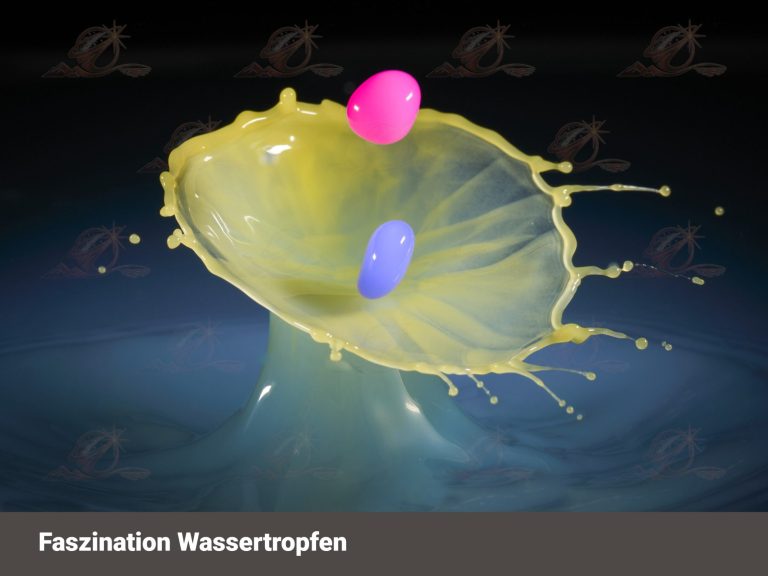 Farbige Wassertropfen-Skulptur in High-Speed-Fotografie – Fotokunst von Timo Kimmel